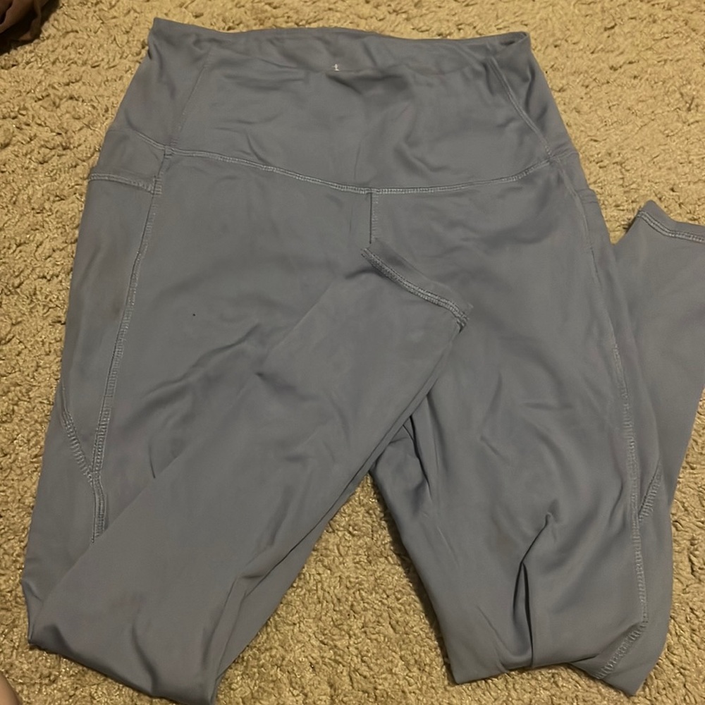 Danskin light blue medium full length leggings